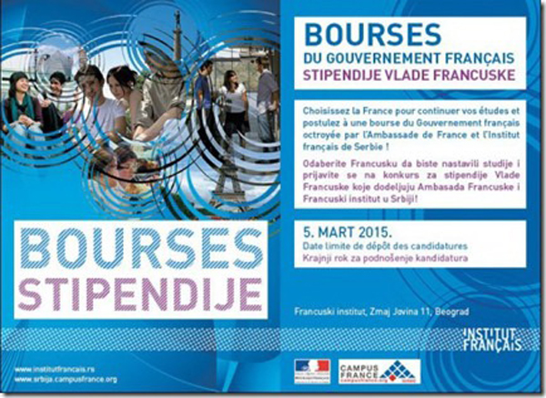 bourses stipendije poster